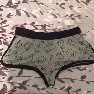 NEW Big Hero 6 Baymax Pajama Shorts